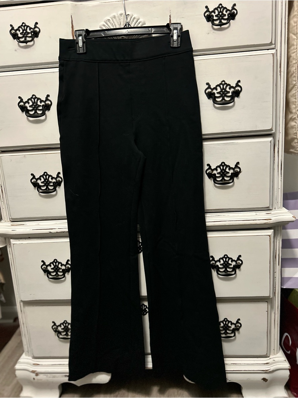 SPANX Black Boot Cut Flare Pants